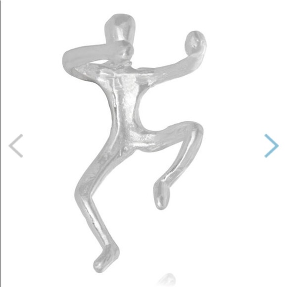 Climbing Man Lg Ear Cuff - Picture 2 of 3
